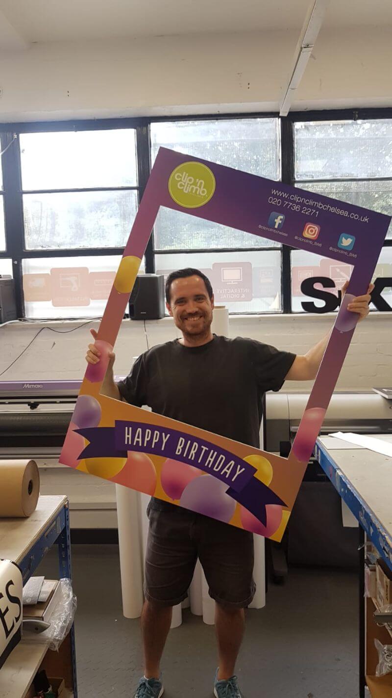 Happy Birthday sign